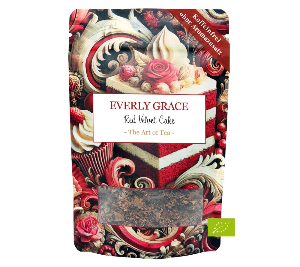 Red Velvet Tea - Everly Grace Tea (80 g-Beutel Bio-Tee)