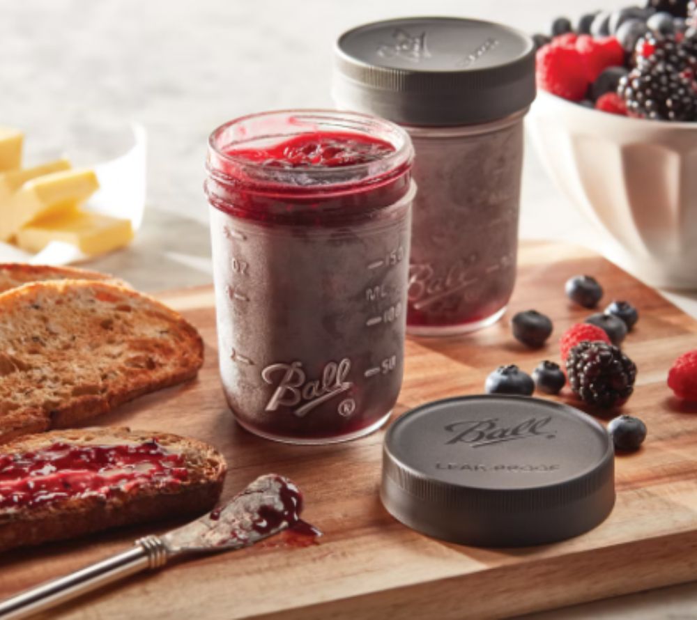 Ball Regular Mouth Leakproof Lids: Auslaufsichere, luftdichte Deckel für Mason Jars. Ideal für Meal Prep, Vorrat, unterwegs & Gefrierlagerung.