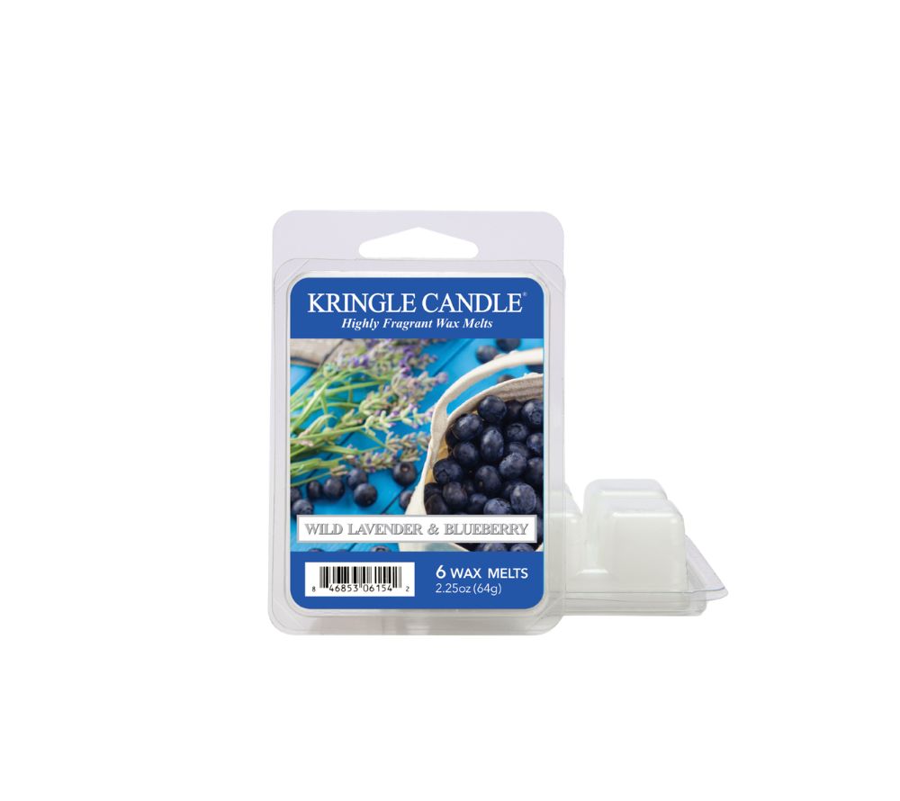 Kringle Candle Daylight Wild Lavender & Blueberry – kompakter Duft mit Blaubeere, Lavendel & süßen Noten