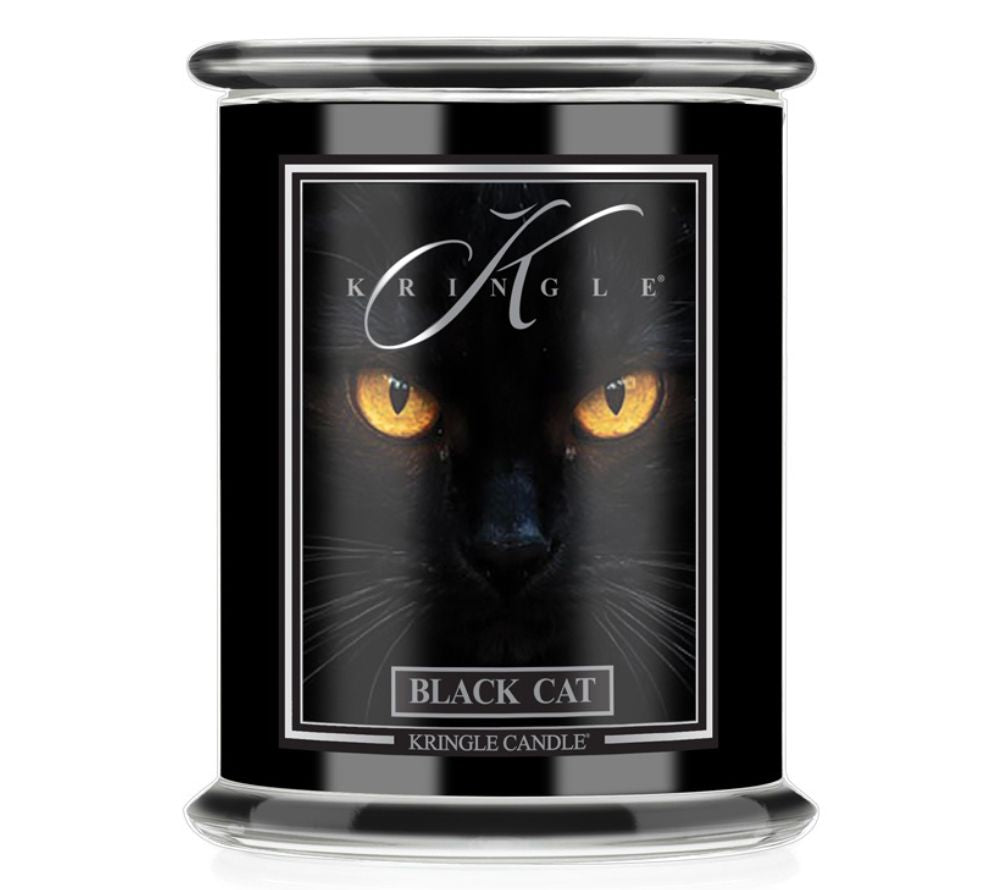 Black Cat Limited Edition Halloween von Kringle Candle - Large 3-Docht