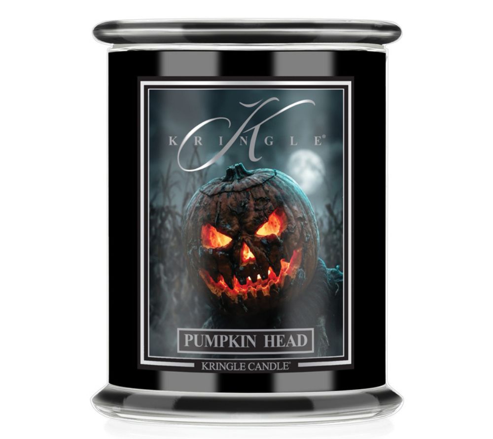 Pumpkin Head Limited Edition Halloween von Kringle Candle - Large 3-Docht