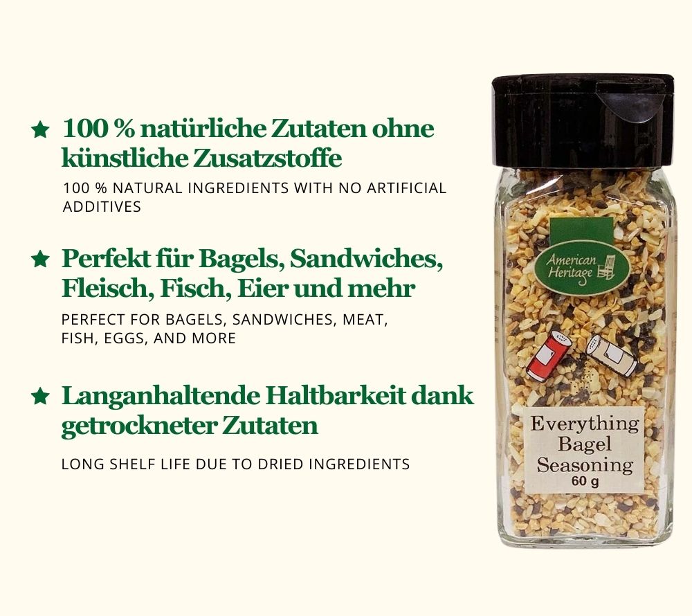 
                  
                    Everything Bagel Seasoning von American Heritage
                  
                