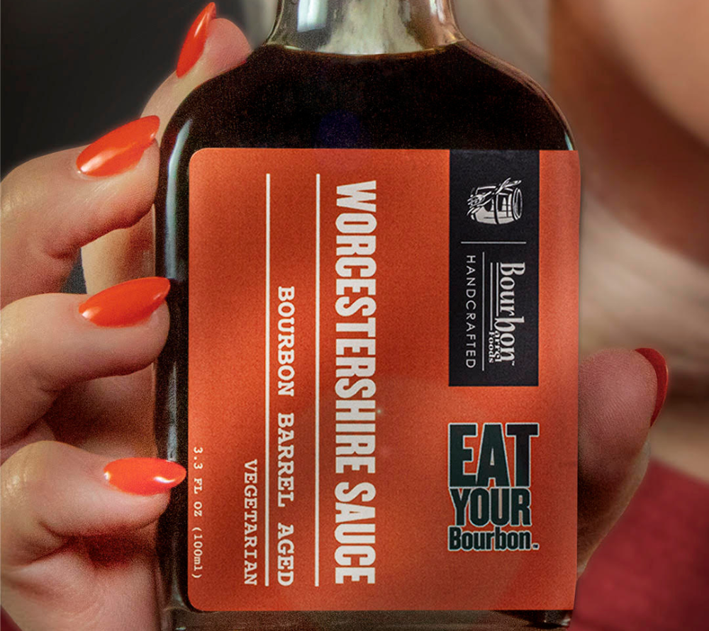 Worcestershire Sauce von Bourbon Barrel Foods - in gebrauchten Bourbon-Fässern gereift - aus Louisville, Kentucky - jetzt probieren! 