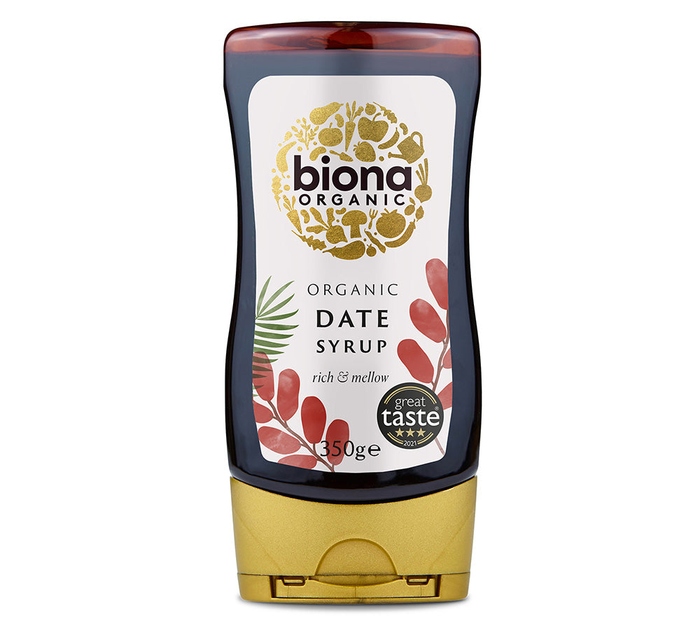 Dattelsirup in Bio-Qualität von Biona Organic kaufen | Natürliches Süßungsmittel | Ideal für Desserts, Pfannkuchen und mehr! 