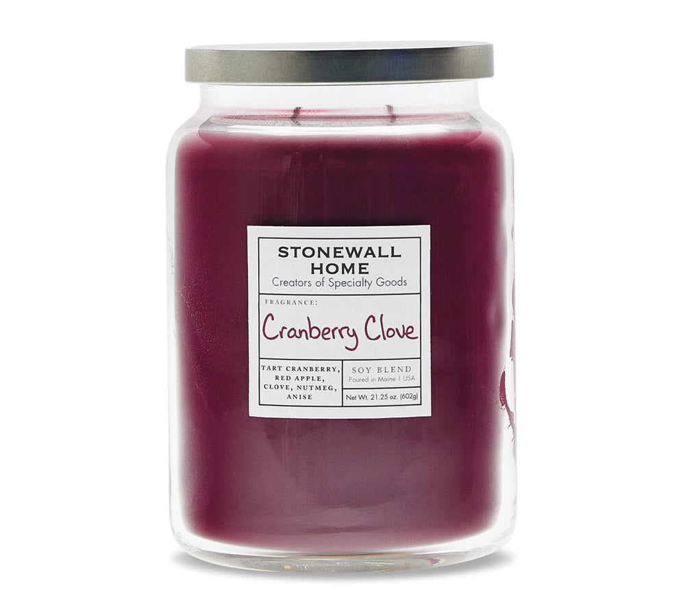 Cranberry Clove Large Candle von Stonewall Kitchen