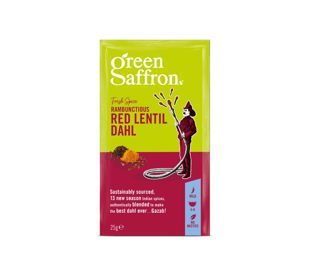 Red Lentil Dahl Gewürz von Green Saffron online kaufen ☆ vereint 13 Aromen aus erlesenen Gewürzen ☆ aus nachhaltigem Anbau ☆ Probieren Sie selbst!