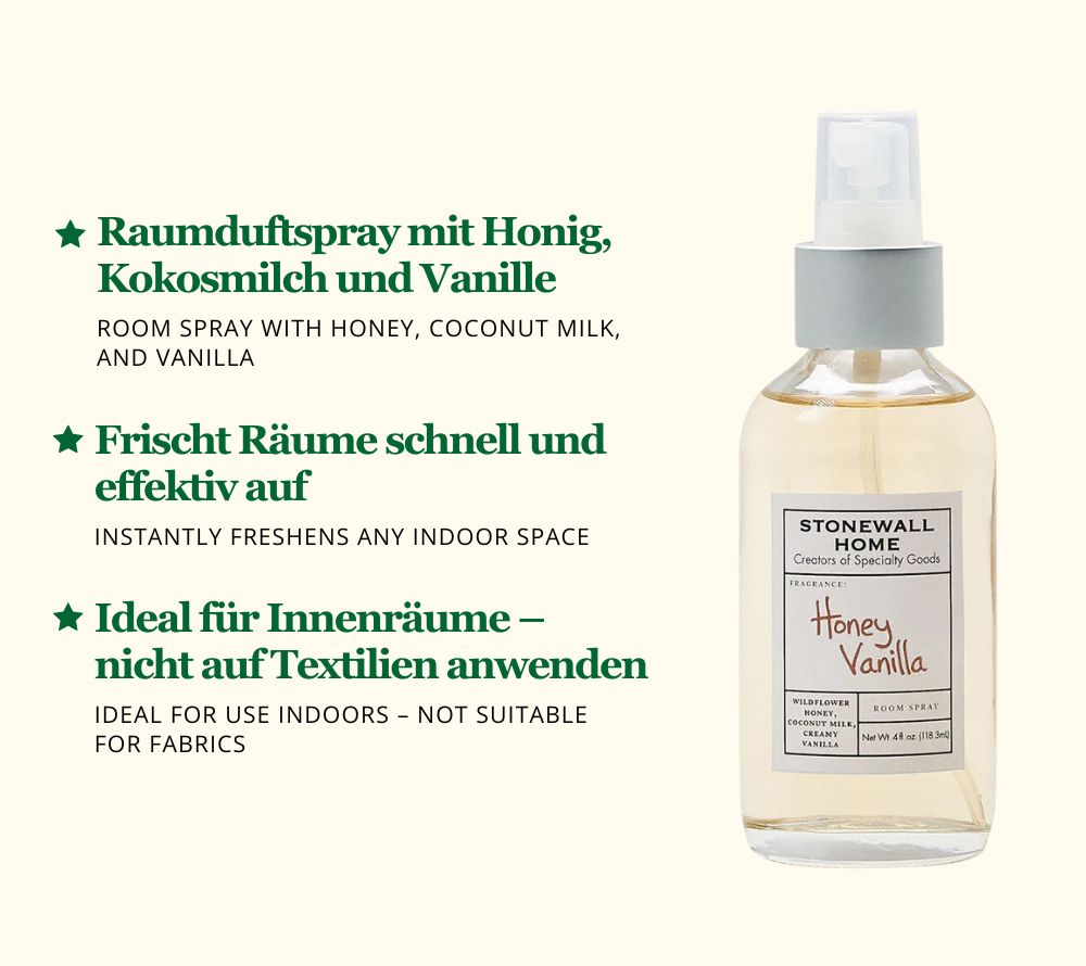 Air Freshener - Honey Vanilla Room Spray