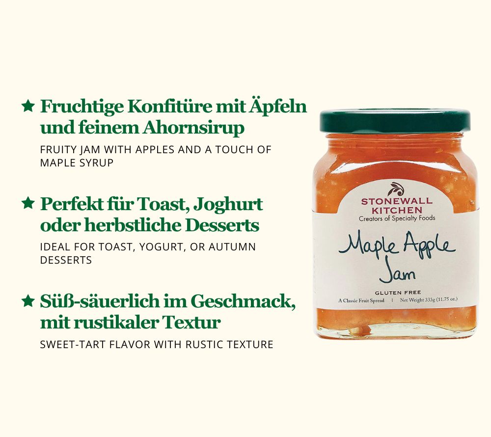 Maple Apple  Jam von Stonewall Kitchen