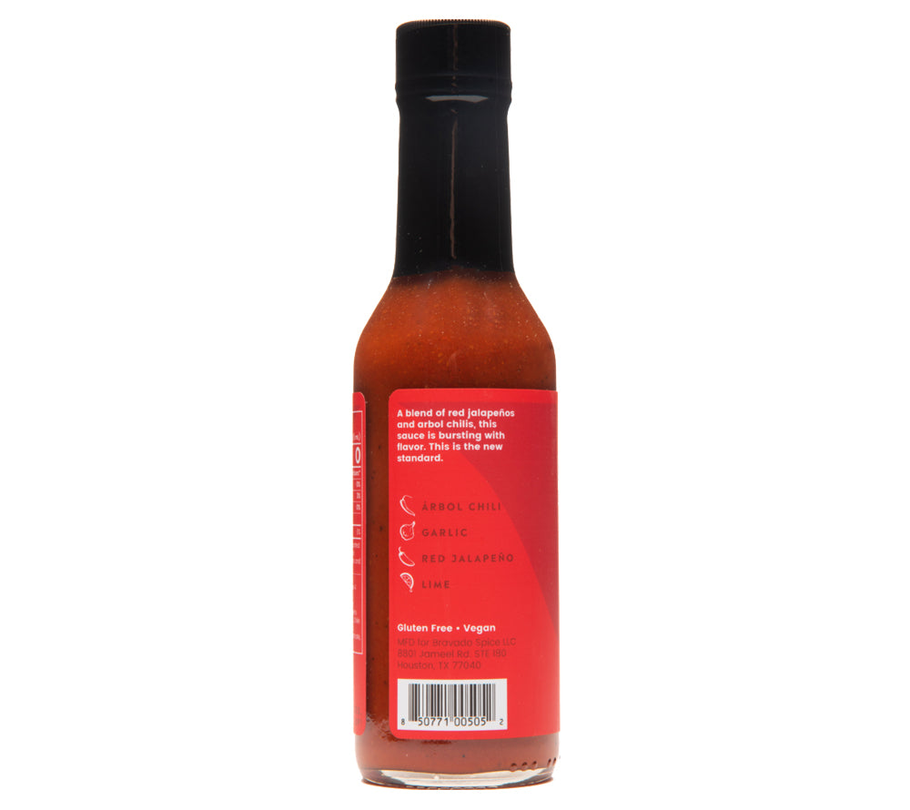 Arbol Chili & Garlic Hot Sauce ☆ Mit aromatischem Knoblauch und Chilis ☆ Scharfe Sauce von Bravado Spice Co.