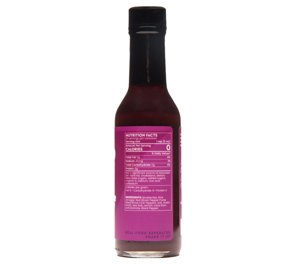 Ghost Pepper & Blueberry Hot Sauce ☆ Mit fruchtigen Blaubeeren ☆ Scharfe Sauce von Bravado Spice Co.