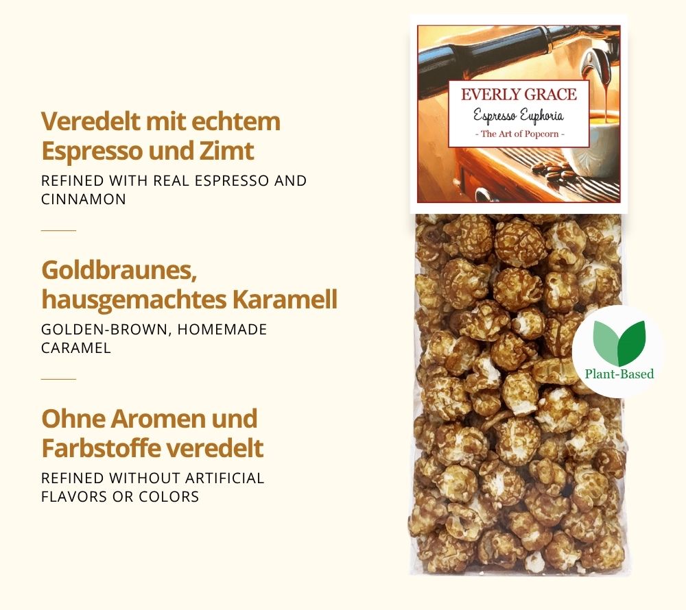 Everly Grace Popcorn Espresso Euphoria online kaufen – Espresso, Karamell & Zimt genießen