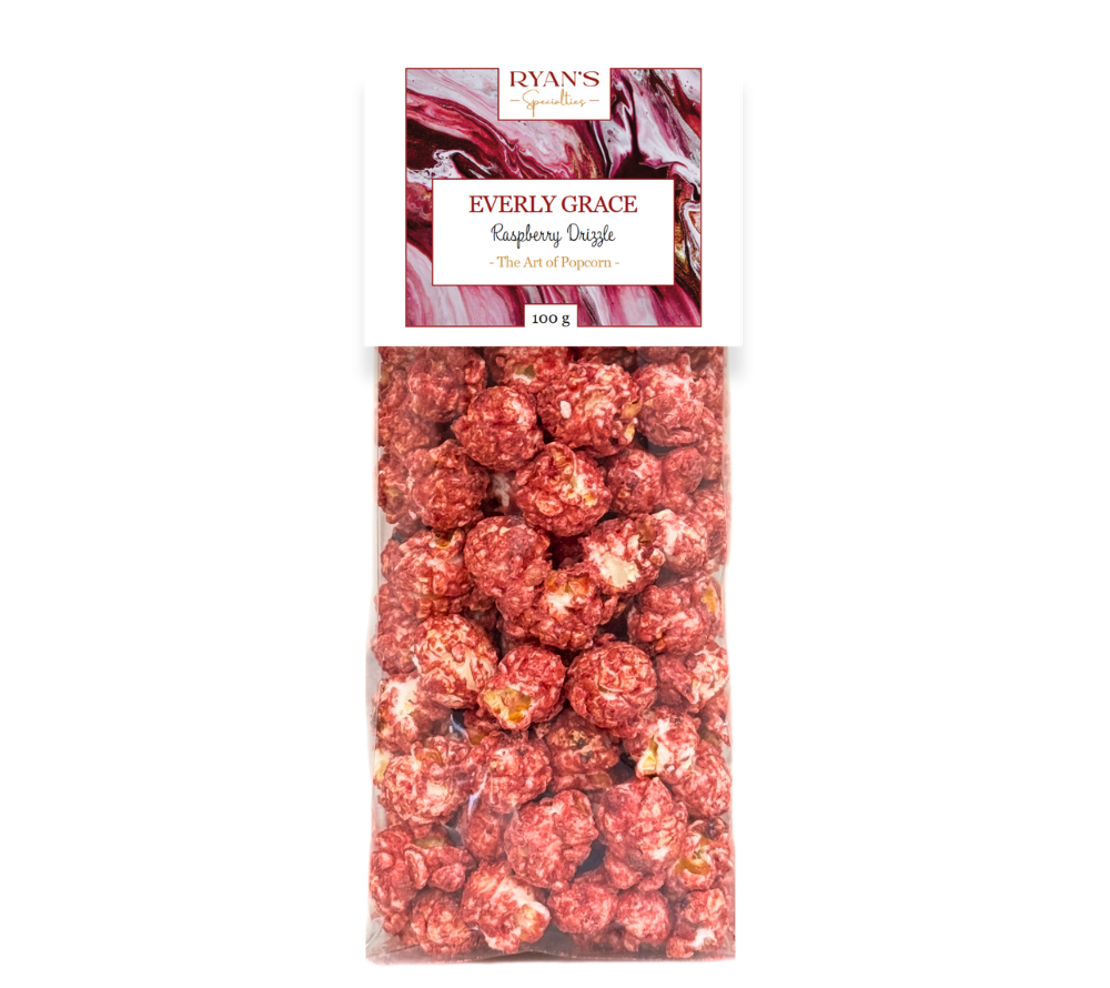 
                  
                    Everly Grace Popcorn - Raspberry Drizzle kaufen ☆ Himbeerpopcorn mit Acerolakirsche ☆ Ohne künstliche Farbstoffe und Aromen ☆ Jetzt probieren!
                  
                