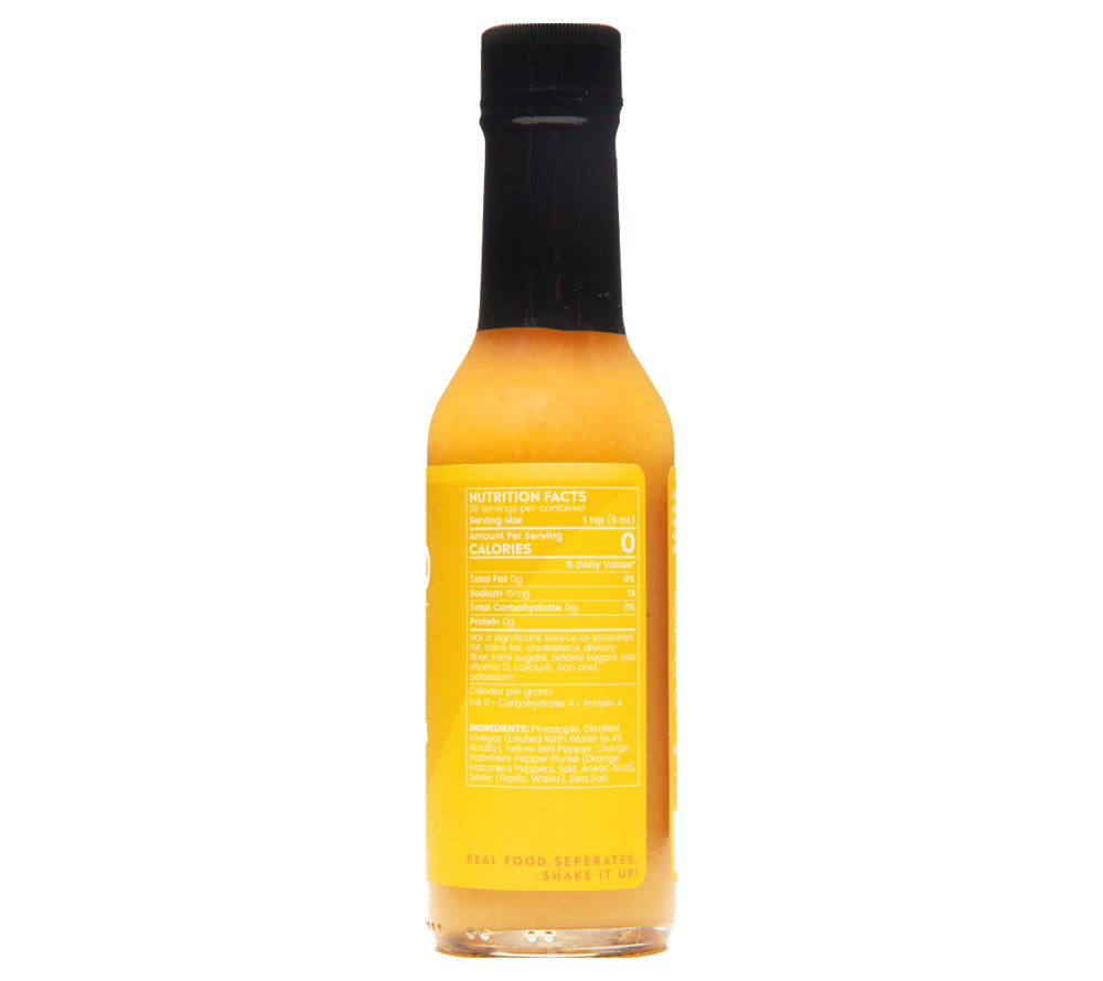 Pineapple & Habanero Hot Sauce ☆ Mit fruchtiger Ananas und scharfen Habanero Chilis ☆ Scharfe Sauce von Bravado Spice Co.