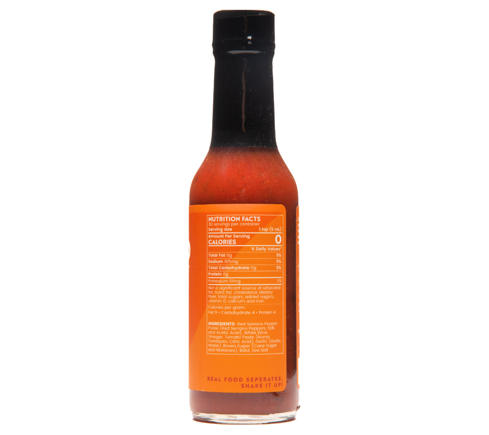 Serrano & Basil Hot Sauce ☆ Mit typisch italienischen Gewürzen ☆ Scharfe Sauce von Bravado Spice Co.