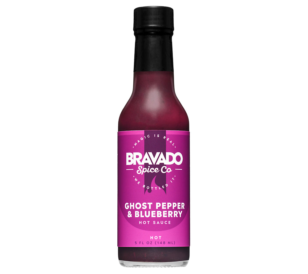 
                  
                    Ghost Pepper & Blueberry Hot Sauce ☆ Mit fruchtigen Blaubeeren ☆ Scharfe Sauce von Bravado Spice Co.
                  
                