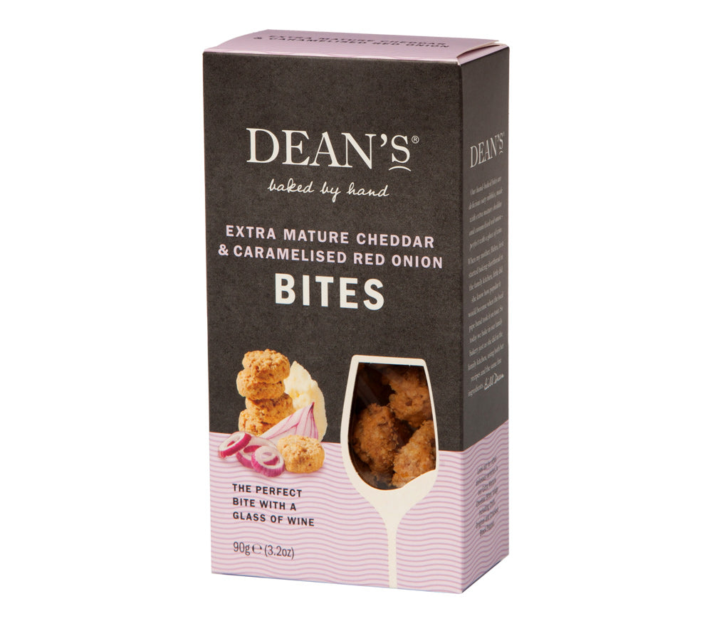 Extra Mature Cheddar & Caramelised Red Onion Bites von Dean's