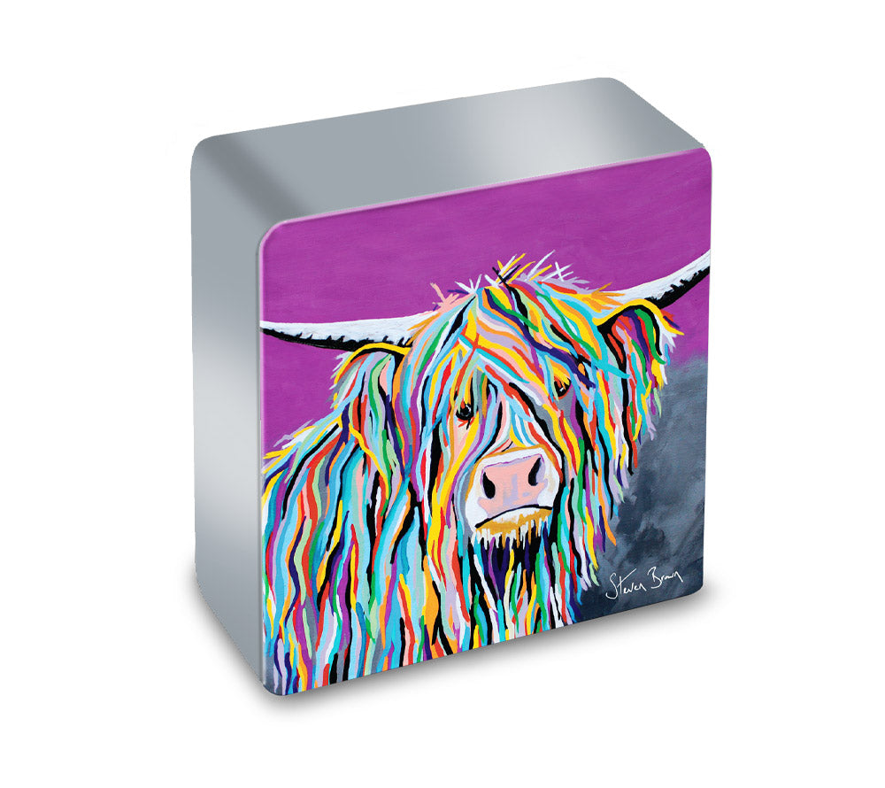 Angus McCoo All Butter Shortbread Tin ☆ Mit Design von Steven Brown ☆ Enthält Dean's All Butter Shortbread Rounds
