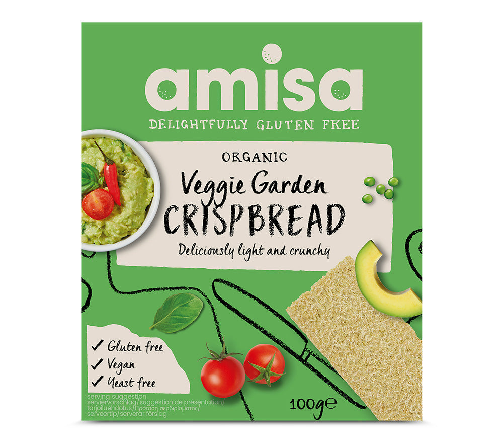 Bio Crispbread - Veggie Garden von Amisa