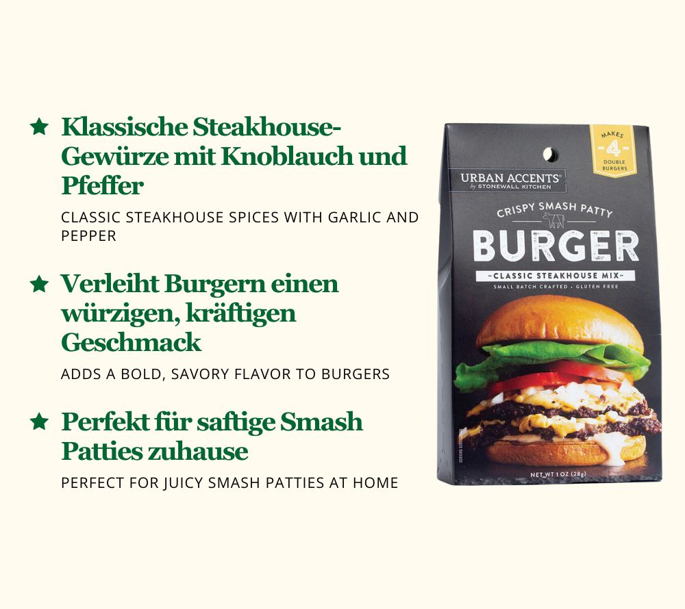 Burger Spice-Crispy Smash Patty Mix