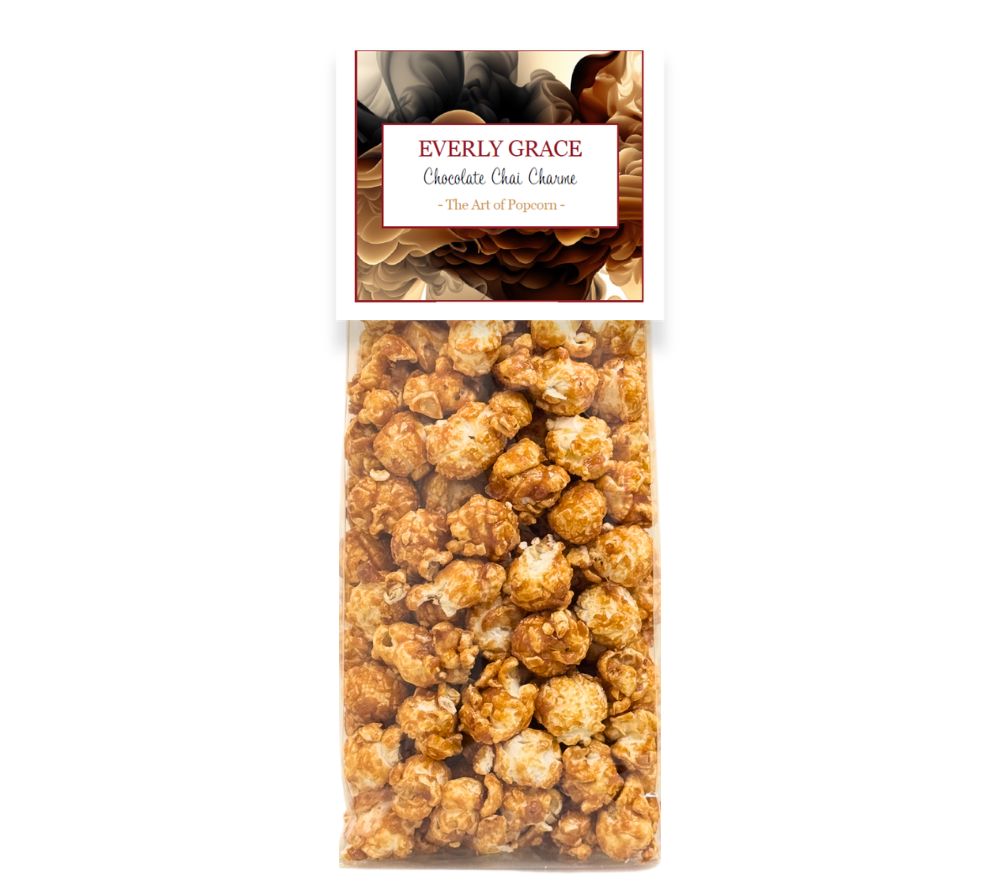 Chocolate Chai Charm Popcorn by Everly Grace 