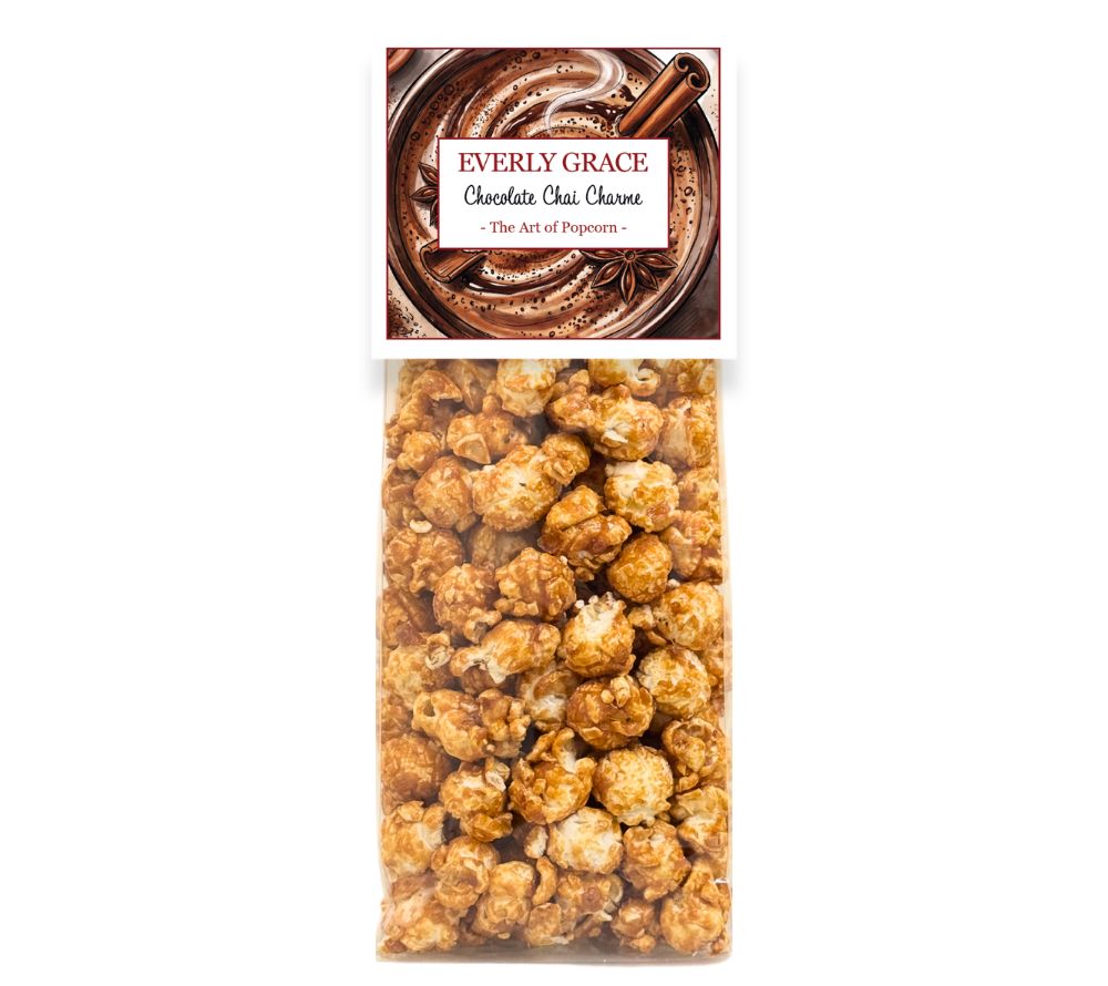 Chocolate Chai Charme Popcorn von Everly Grace