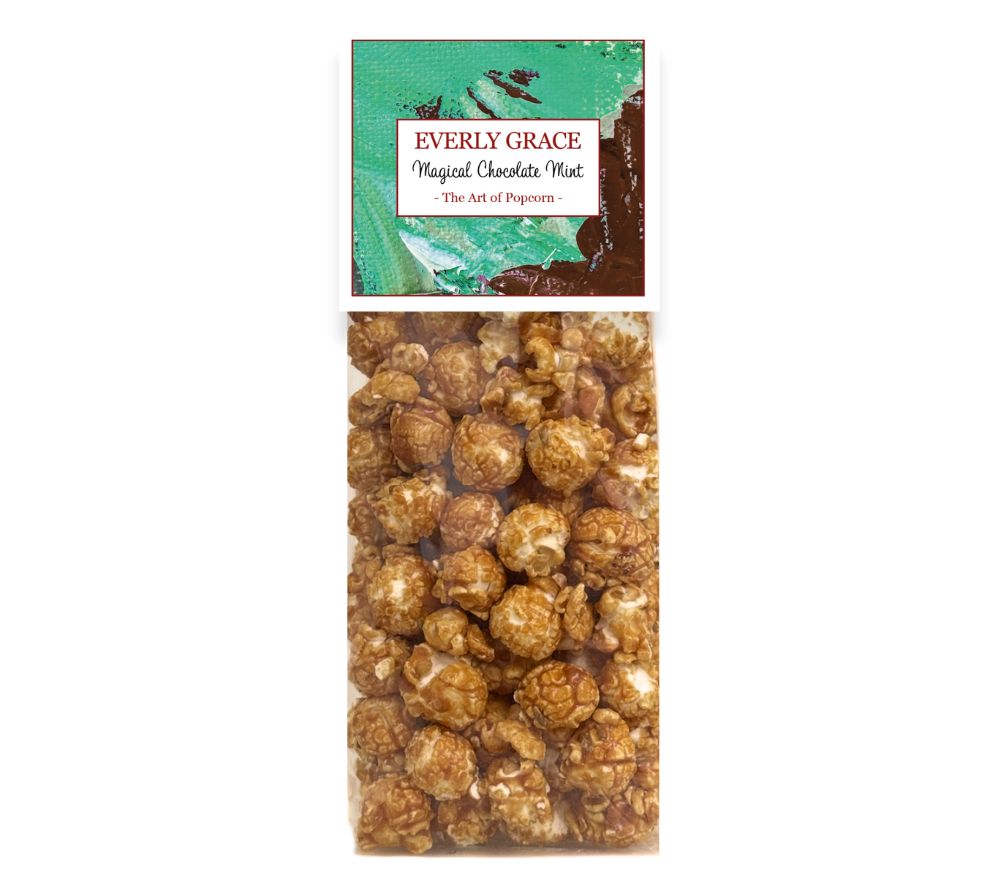 Magical Chocolate Mint Popcorn from Everly Grace