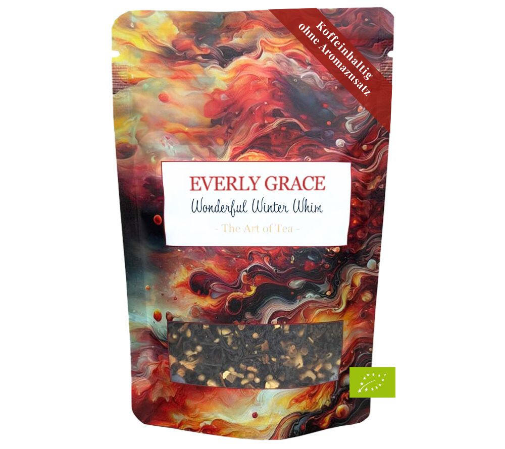 Wonderful Winter Whim Tea von Everly Grace (80 g-Beutel Bio-Schwarztee)
