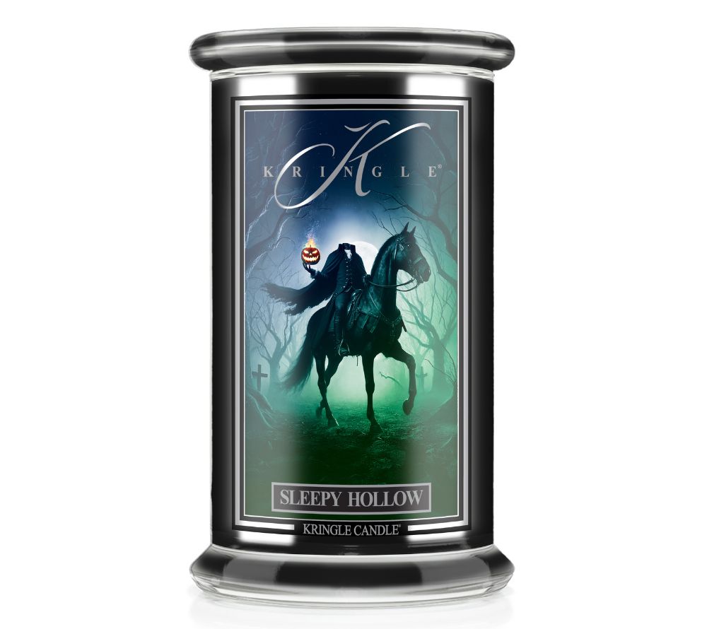 Sleepy Hollow Duftkerze ☆ Kopfnote: Kürbisgewürz, Weihrauch ☆ Herznote: Zedernholz, Nelke ☆ Basisnote: Karamell, Zitrus ☆ Europaweiter Versand ☆  Jetzt bestellen!