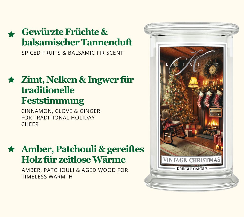 Kringle Candle Vintage Christmas