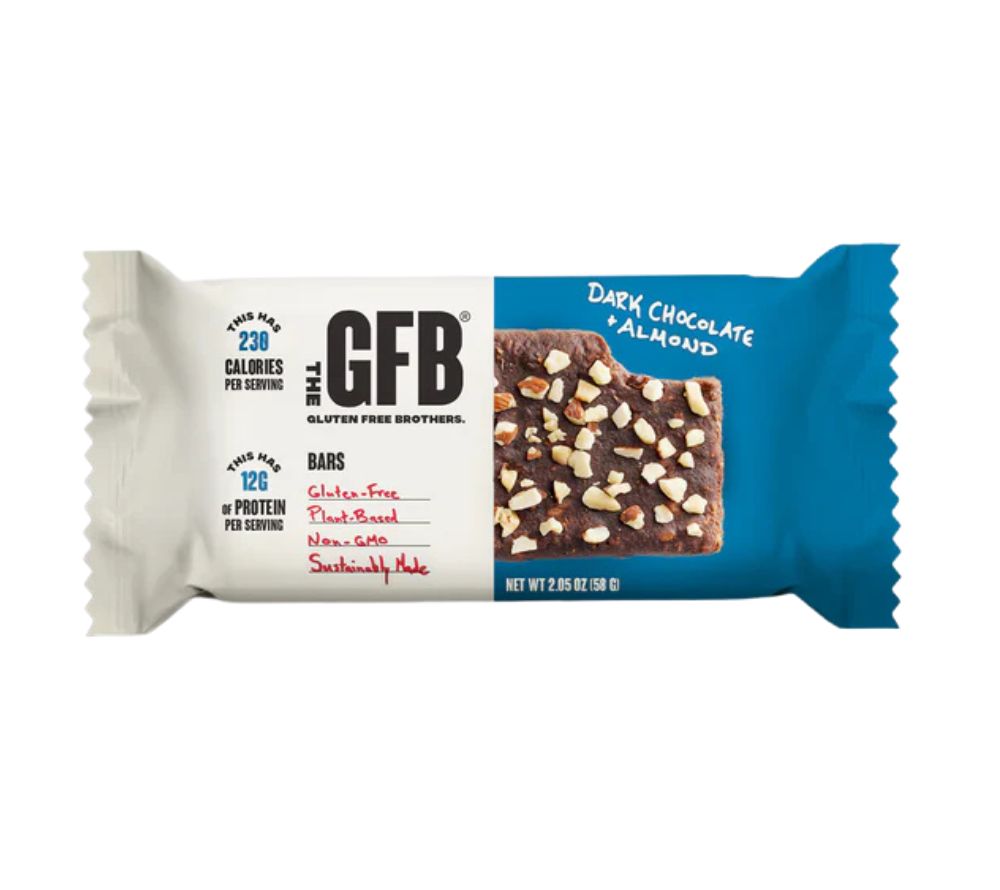 Dark Chocolate Almond Bar von GFB The Gluten Free Brothers