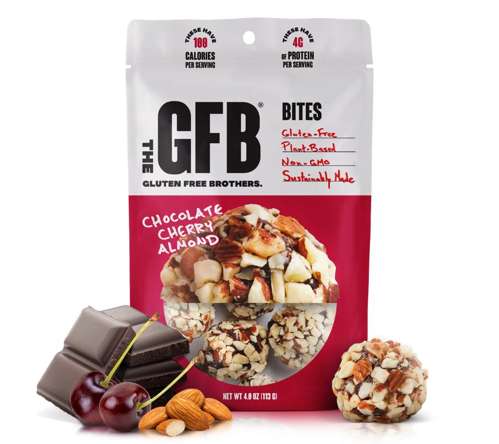Chocolate Cherry Almond Bites von GFB The Gluten Free Brothers