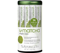 Matcha Single Sips®: 14 Portionssticks für unterwegs. Matcha leicht gesüßt, nur 15 kcal – einfach shaken oder rühren, heiß oder kalt genießen. Jetzt bestellen!
