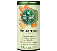 SuperGreen Tea mit Matcha, Kurkuma & Ingwer. Würzig, ausgewogen & leicht belebend – ideal heiß oder als erfrischender Eistee. Jetzt probieren!