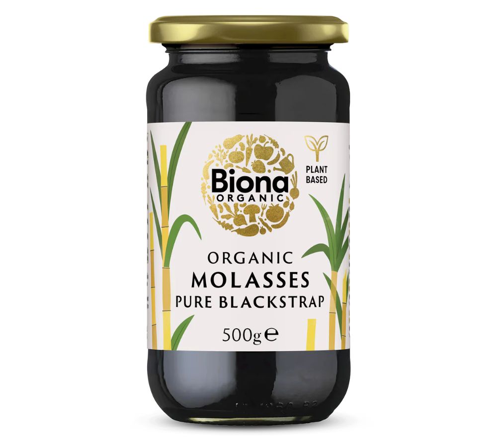 
                  
                    Biona Organic Blackstrap Molasses – nährstoffreicher Bio-Sirup aus Zuckerrohr, reich an Eisen, Calcium & Magnesium. Perfekt als natürlicher Süßstoff zum Backen, Kochen oder für Getränke.
                  
                