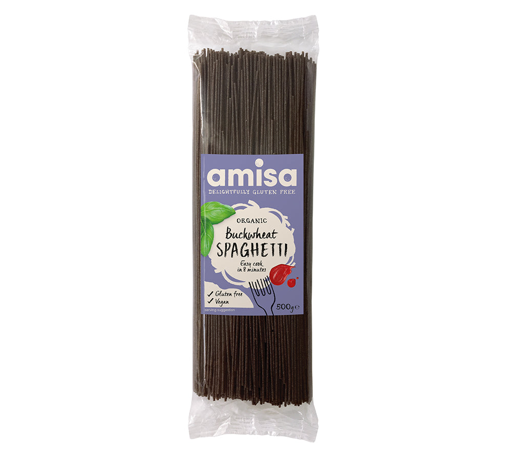 Glutenfreie Bio-Spaghetti aus Buchweizen - Buckwheat von Amisa