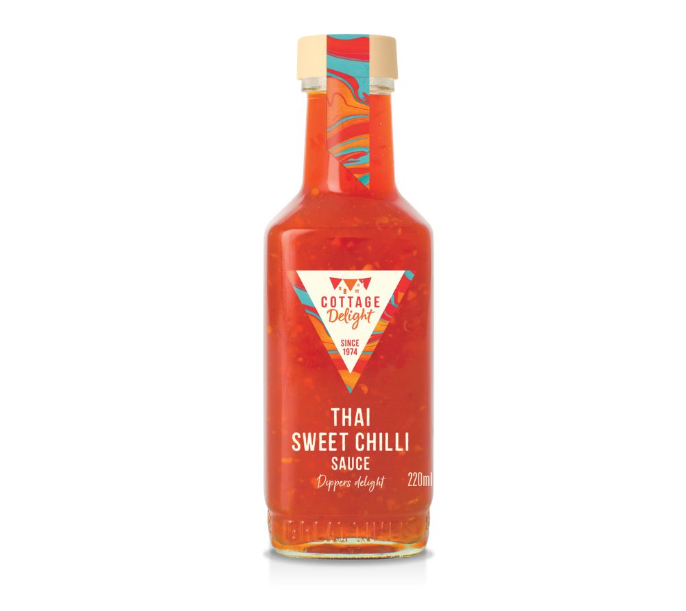 Thai Sweet Chilli Sauce von Cottage Delight (220 ml Glasflasche)