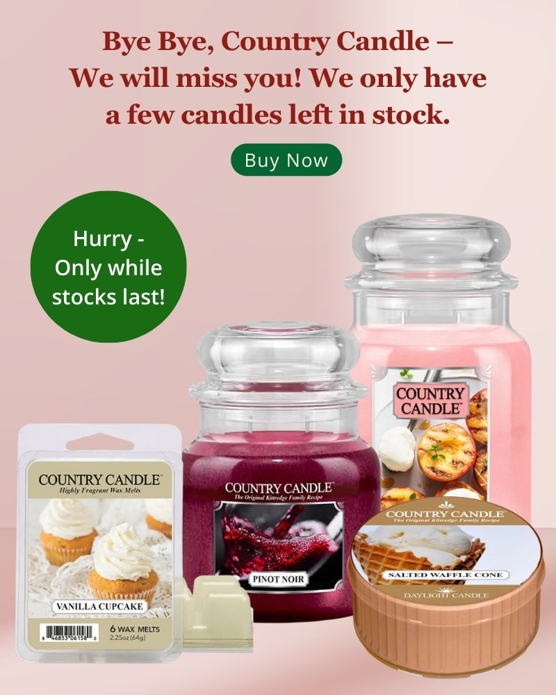 Country Candles on Sale now at American Heritage 