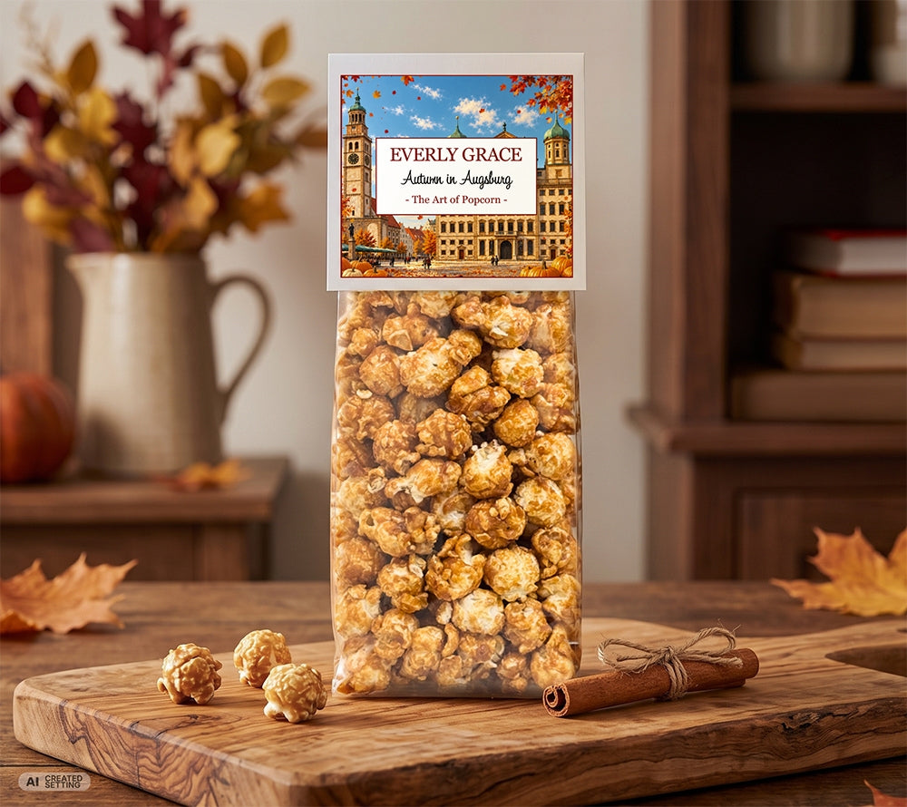 Knuspriges Karamellpopcorn mit herbstlicher Gewürznote von Everly Grace aus Augsburg
