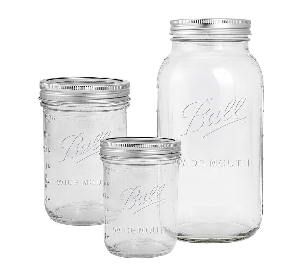 Ball Mason Jars, Wide Mouth