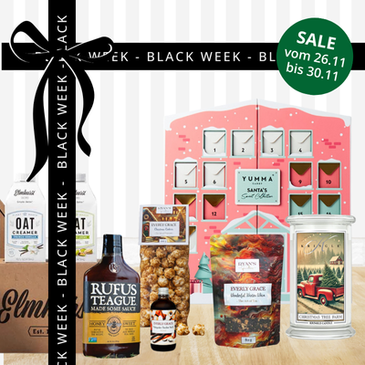 Black Week Banner: 20 % Rabatt mit Code BLACKFRD20 auf Everly Grace, Rufus Teague, Elmhurst & weitere Marken