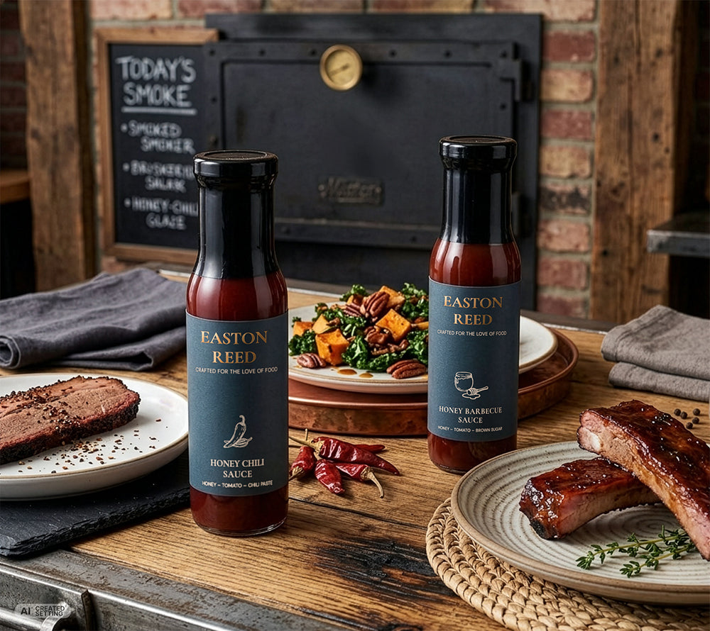 Honey Barbecue Sauce & Honey Chili Sauce von Easton Reed