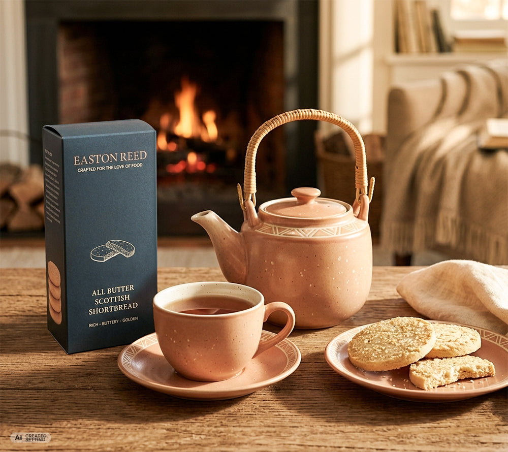 Easton Reed All Butter Scottish Shortbread (175 g) – traditionell in Schottland & in kleinen Chargen gebacken. Perfekt zu Tee oder Kaffee.