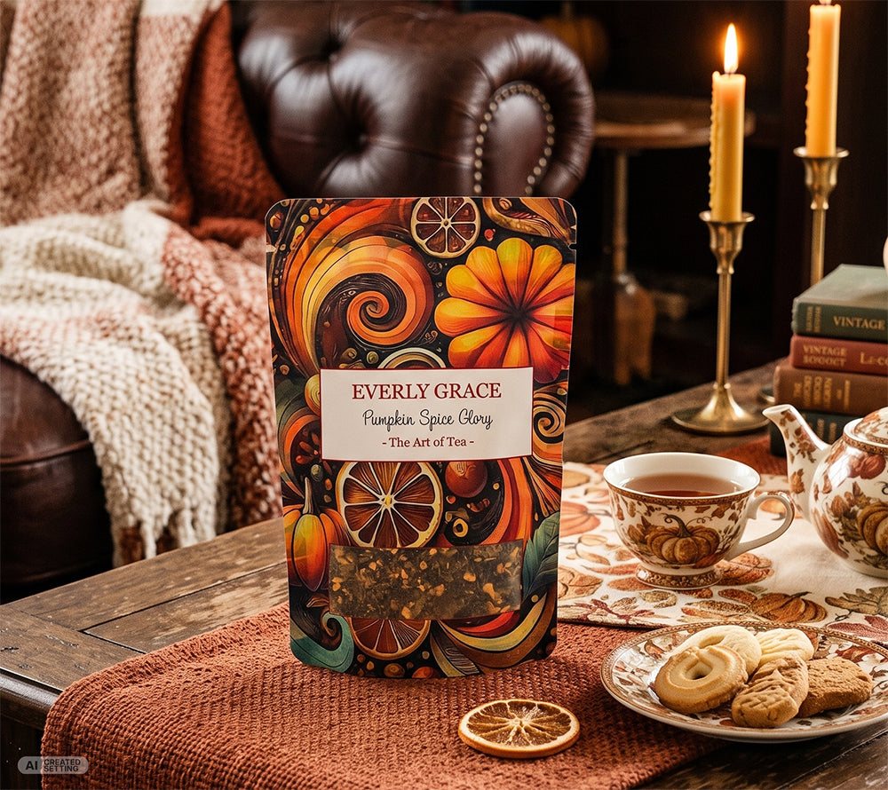 Genießen Sie gemütliche Abende mit dem Everly Grace Pumpkin Spice Glory Tea
