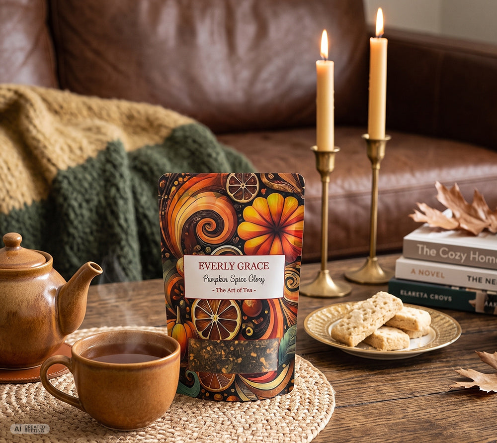 Pumpkin Spice Glory Tea von Everly Grace - Bio, 100% natürliche Zutaten und mit Koffein