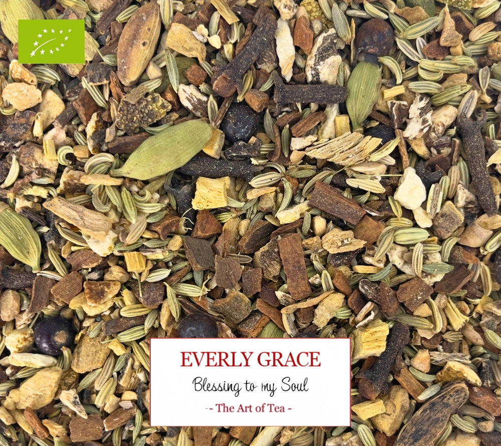 Everly Grace Tea – Ayurvedische Kräuter & Gewürze für Ruhe, Balance & Genussmomente