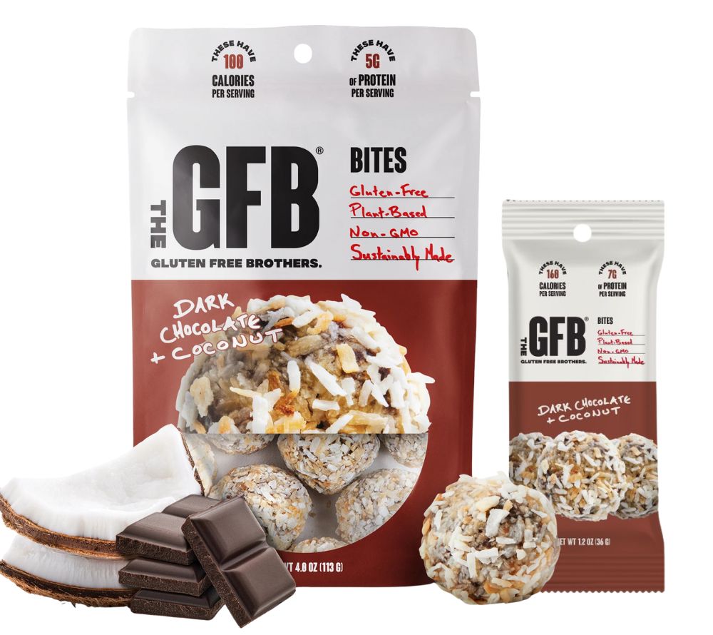 Dark Chocolate Coconut Bites von GFB The Gluten Free Brothers