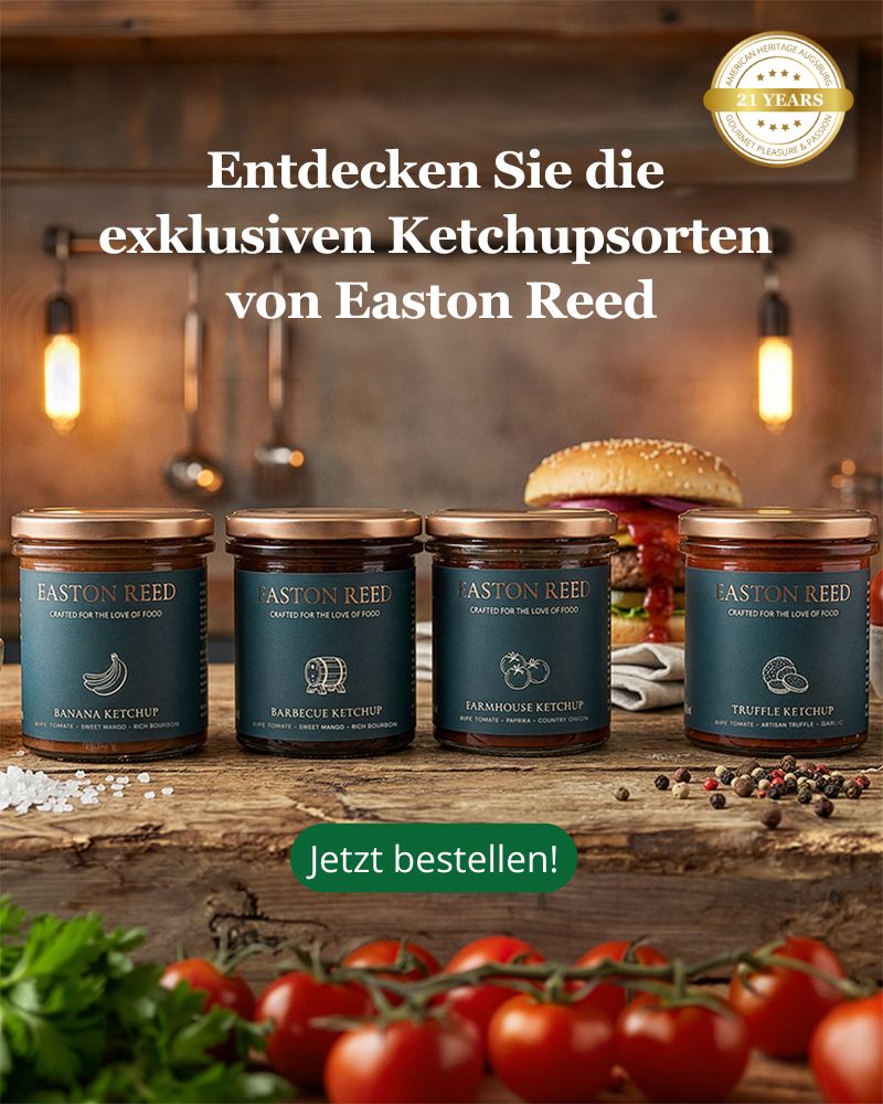 Gourmet Ketchup von Easton Reed - 4 Sorten