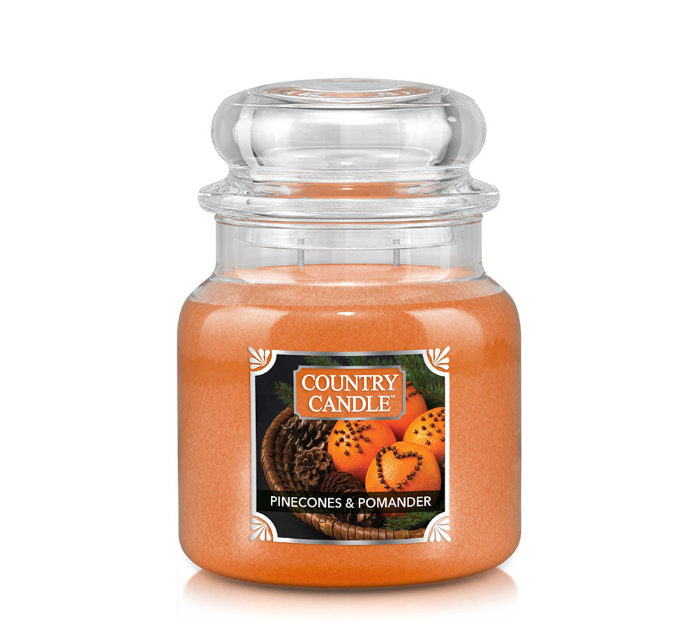 Pinecones & Pomander Duftkerze von Country Candle - die perfekte Herbstkerze ✚ Große Auswahl, beste Qualität, Made in USA ✚ EU-Versand ✚ Jetzt entdecken!