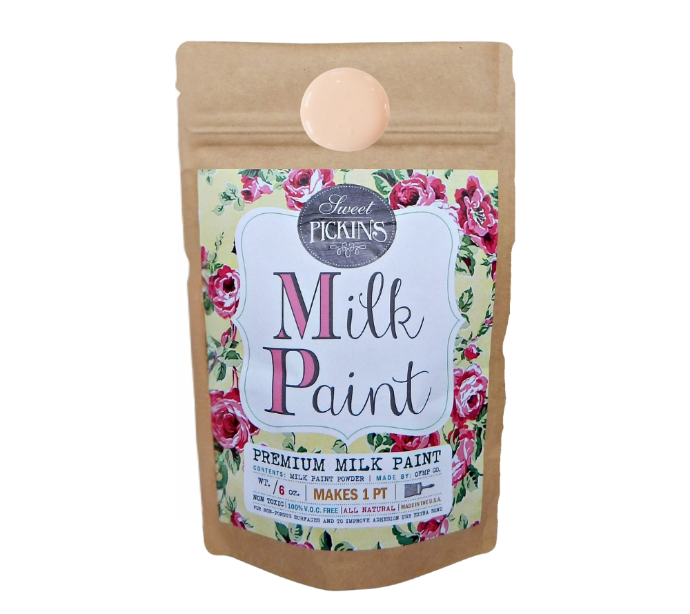 Sweet Pickins Milk Paint – Just Peachy ★ Milchfarbe Pulver ★ Shabby Chic Look ★ Babyzimmer & Möbel streichen ★ Umweltfreundlich ★ Jetzt online kaufen