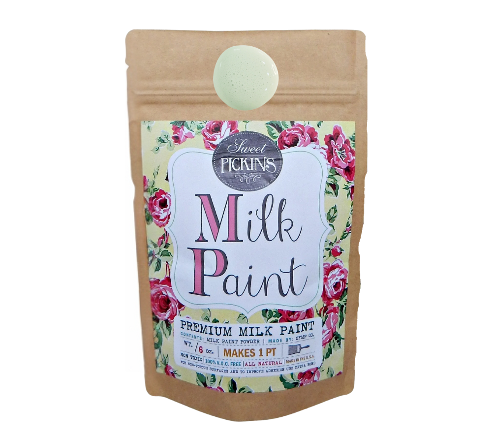 Sweet Pickins Milk Paint – Sweetwater ★ Milchfarbe Pulver ★ Graublau Möbel streichen ★ Shabby Chic & Scandi Look ★ Umweltfreundlich ★ Jetzt kaufen